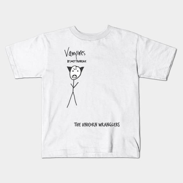 Vampires Kids T-Shirt by The Unicorn Wranglers